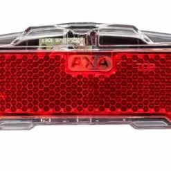Axa Dynamo-Rücklicht Slim Steady 50mm Für Gepäckträger Schwarz-transparent StVZO