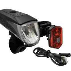 Büchel LED-Batterie-Beleuchtungs-Set BLC 710 Schwarz StVZO