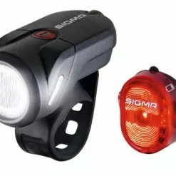 Sigma LED-Akku-Beleuchtungs Set Aura 35 USB Inkl Nugget II StVZO
