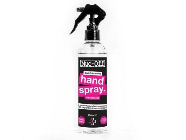 Muc-Off Muc Off, Desinfektion, Antibacterial Hand Sanitising Spray Desinfektionsmittel, 250ml, 80% Alkoholge 3 Muc-Off Muc Off, Desinfektion, Antibacterial Hand Sanitising Spray Desinfektionsmittel, 250ml, 80% Alkoholge