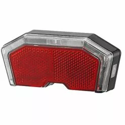 Akku-Rückleuchte, LED, Schwarz, Sensor, Marwi,Stvzo