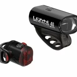 Lezyne Beleuchtungs-Set Vorne Und Hinten Hecto Drive 40 Und Femto StVZO Akku Schwarz