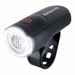 Sigma Batterie-Scheinwerfer Aura 30 K~ Sigma LED Schwarz 30 Lux Licht StVZO