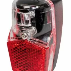 Trelock LED-Batt-Rücklicht Duo LS 640 Schwarz Inkl. Batterien STVZO