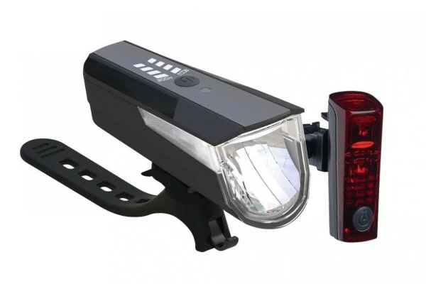 Büchel LED-Batterieleuchten-Set BLC 820 Schwarz Mit Akkus M. StVZO 3 Büchel LED-Batterieleuchten-Set BLC 820 Schwarz Mit Akkus M. StVZO