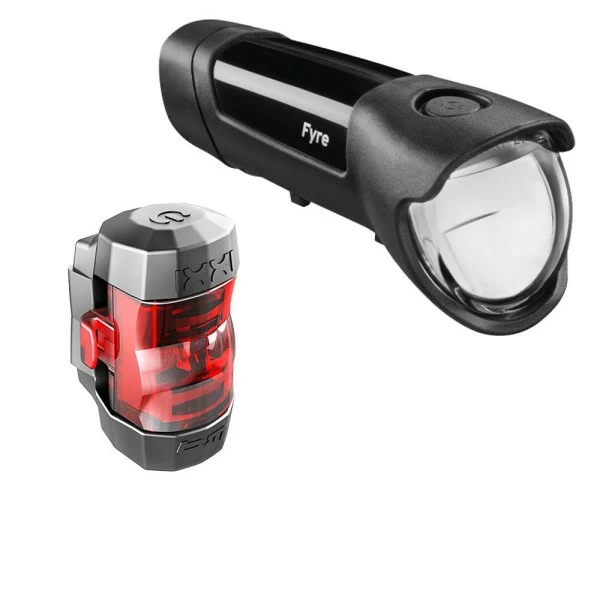 Busch-mueller Busch&Müller B&M IXON FYRE LED & IXXI Set 30 Lux Inkl.Akku USB-Kabel Halter 2 Busch-mueller Busch&Müller B&M IXON FYRE LED & IXXI Set 30 Lux Inkl.Akku USB-Kabel Halter