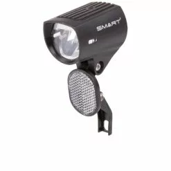 E-Bike-Scheinwerfer, LED, Schwarz, DC 6-48V, Messingschlager Stvzo