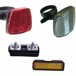 Busch-mueller Busch&Müller B&M 1x Frontstrahler 1x Rückstrahler 1x Pedal Reflektoren Zum Schrauben 4 Stück Rückstr