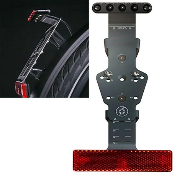 Supernova Kennzeichenhalter Universal Legal Kit L1e Bikes 3 Supernova Kennzeichenhalter Universal Legal Kit L1e Bikes