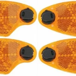 Busch-mueller Busch & Müller Speichenstrahler 309V 4 Stück Unverlierbar Speichenreflektor