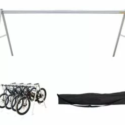 Diverse Bike Stand E-TEAM Agilis Mit Tasche 240 X 78 X H 105 Cm, Für 5 Farrhäder